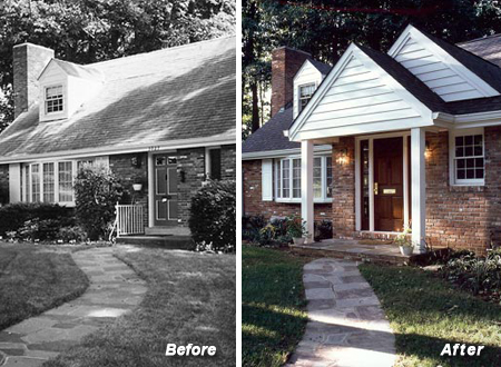 Before and After Exterior Remodeling
