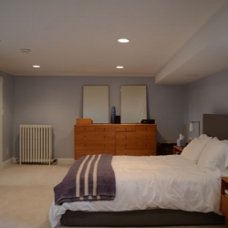 Basement remodeling guest room