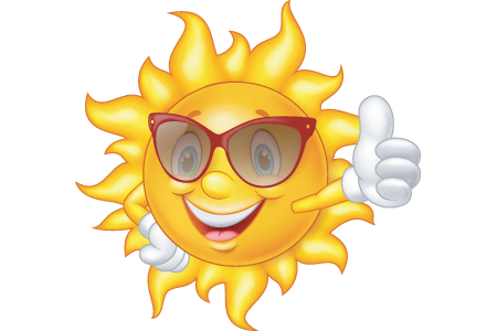 Cartoon image of sun