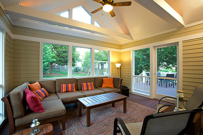 Screened porch by Merrill Contracting