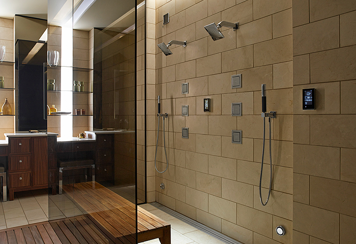 Universal Design steam shower by Kohler