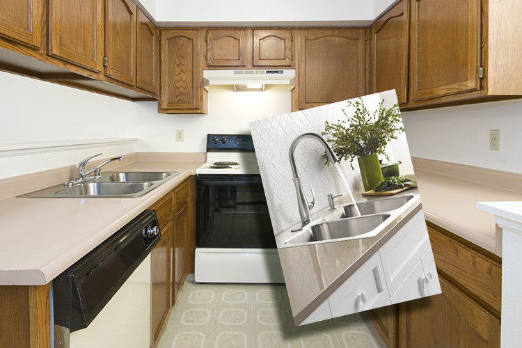 Kitchen faucet update