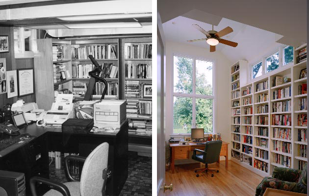 Home office by Merrill Contracting