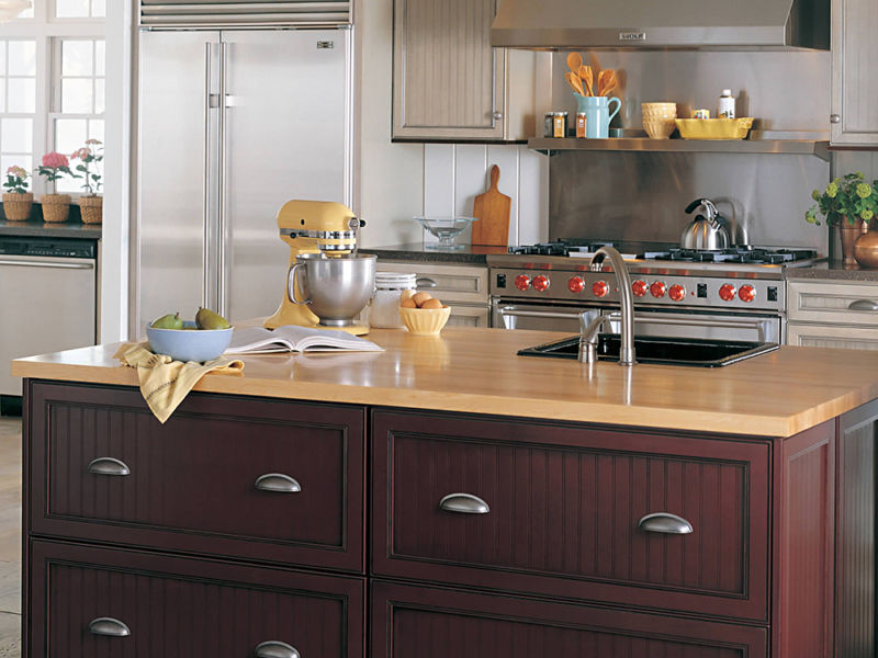 Wood counter material