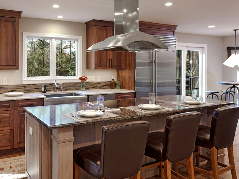 Custom kitchen by Merrill Contracting & Remodeling