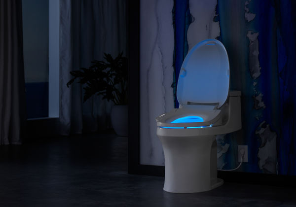 tolet with night light