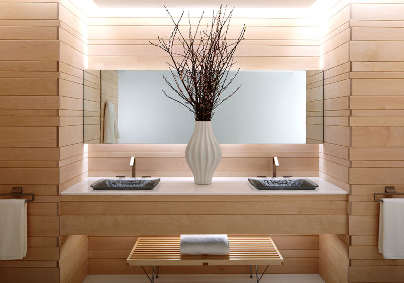 Spa-like master bathroom