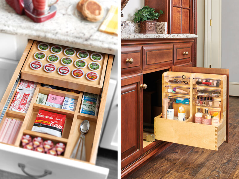 custom cabinet organization