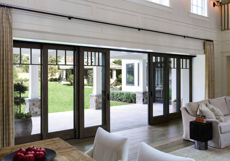 Accessible home no-step patio entrance