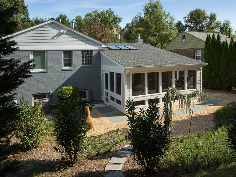 Screened porch and patio